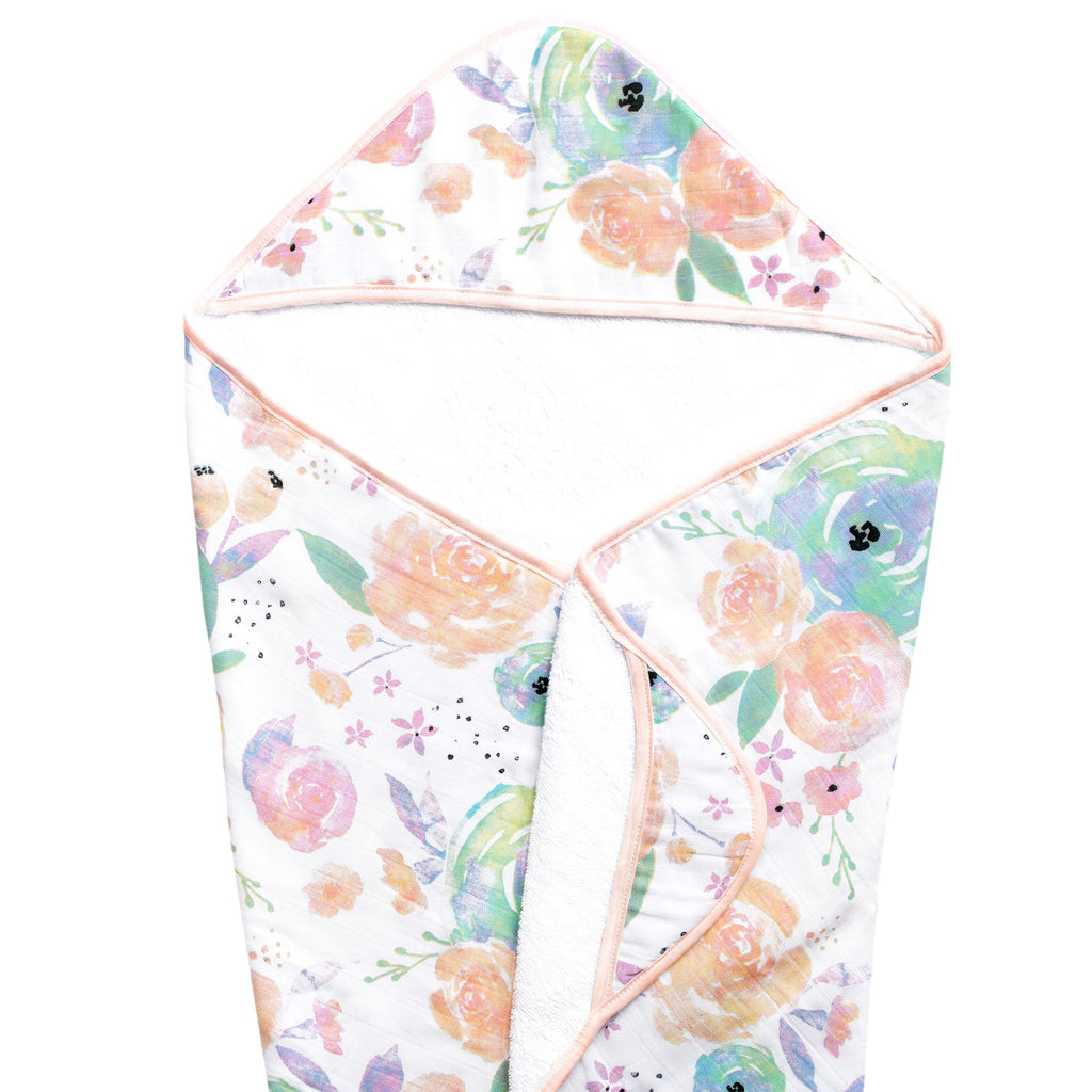 Bloom Muslin Hooded Towel