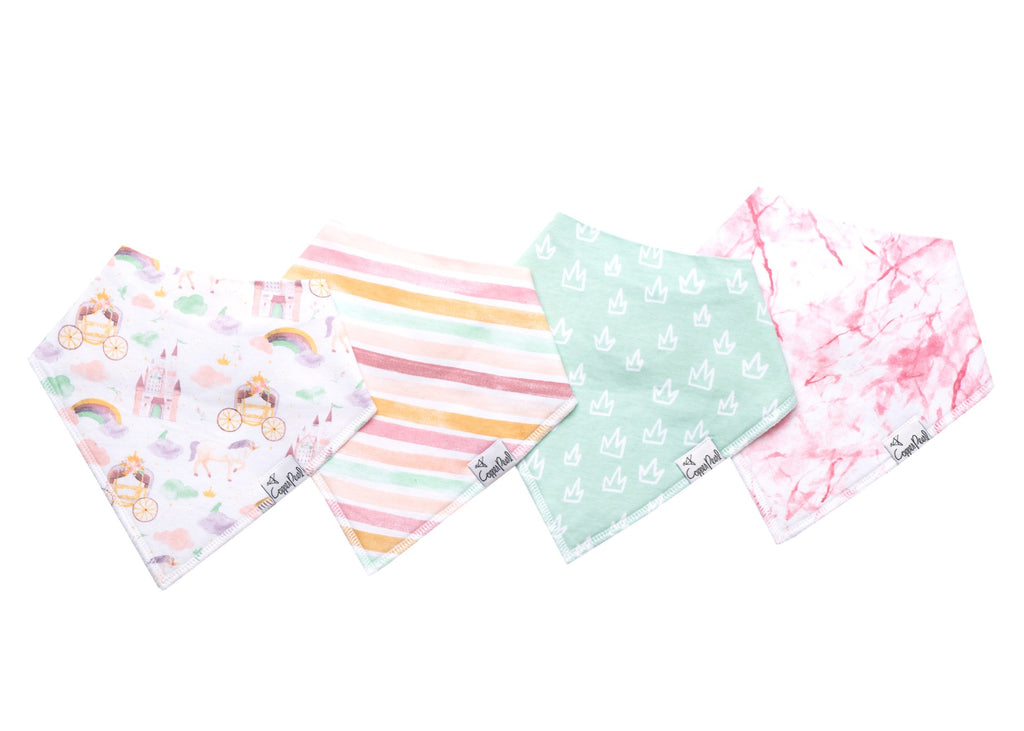 Enchanted Baby Bandana Bib Set (4-pack)