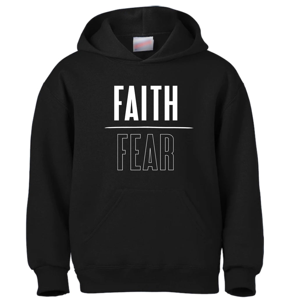 Faith over Fear Hoodie Black